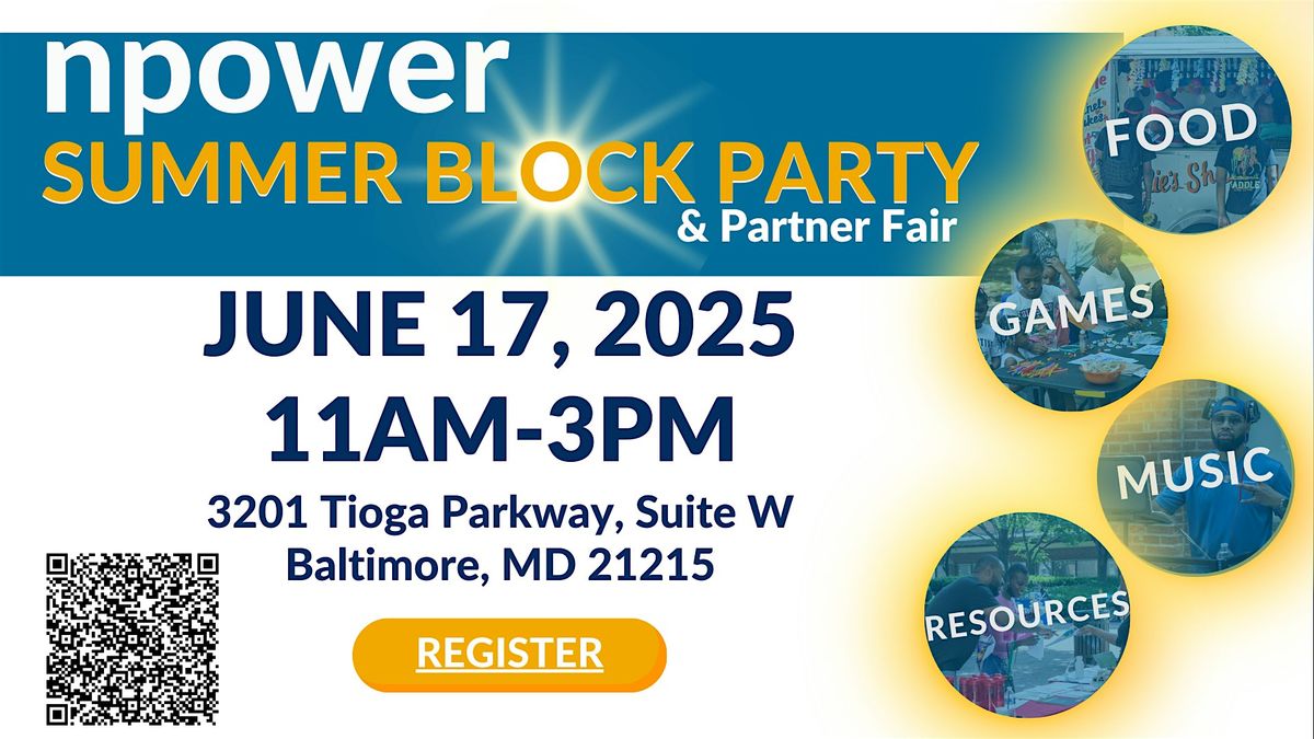 NPower Maryland Summer Block Party, 17 June | Event in Baltimore | AllEvents