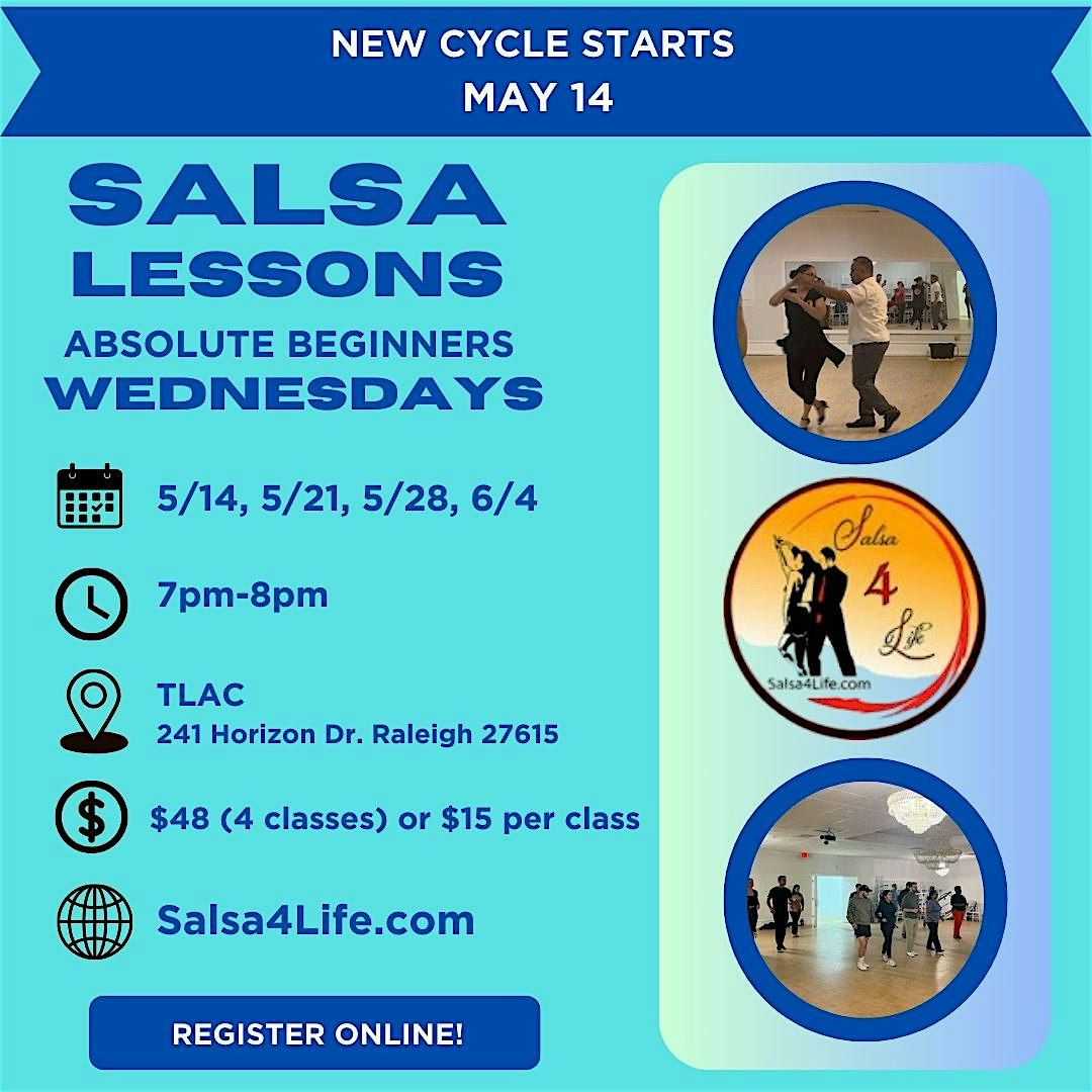 Learn to Dance Salsa - Wed @ TLAC, 14 May | Event in Raleigh | AllEvents