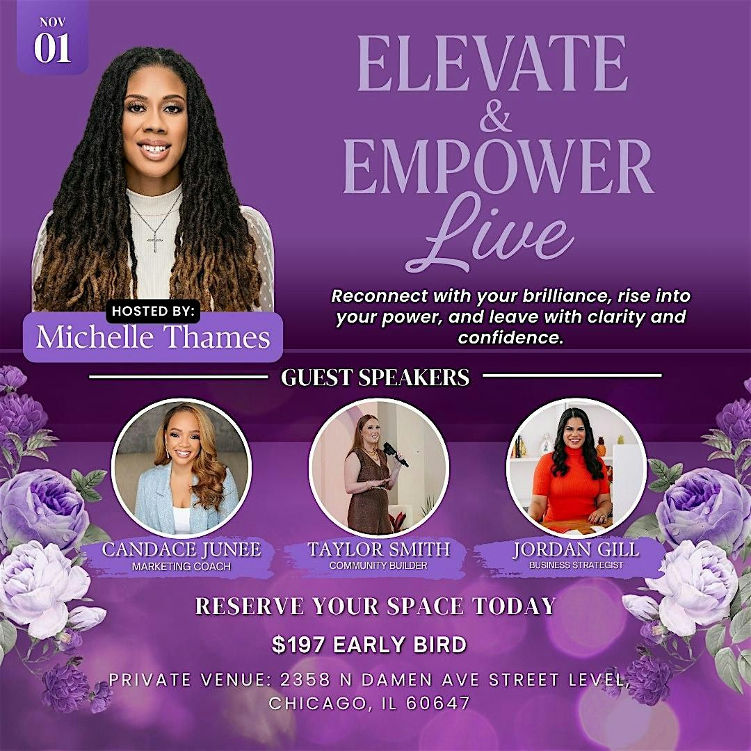 Elevate & Empower LIVE: The Business Visibility & Monetization Conference, 1 November | Event in Chicago