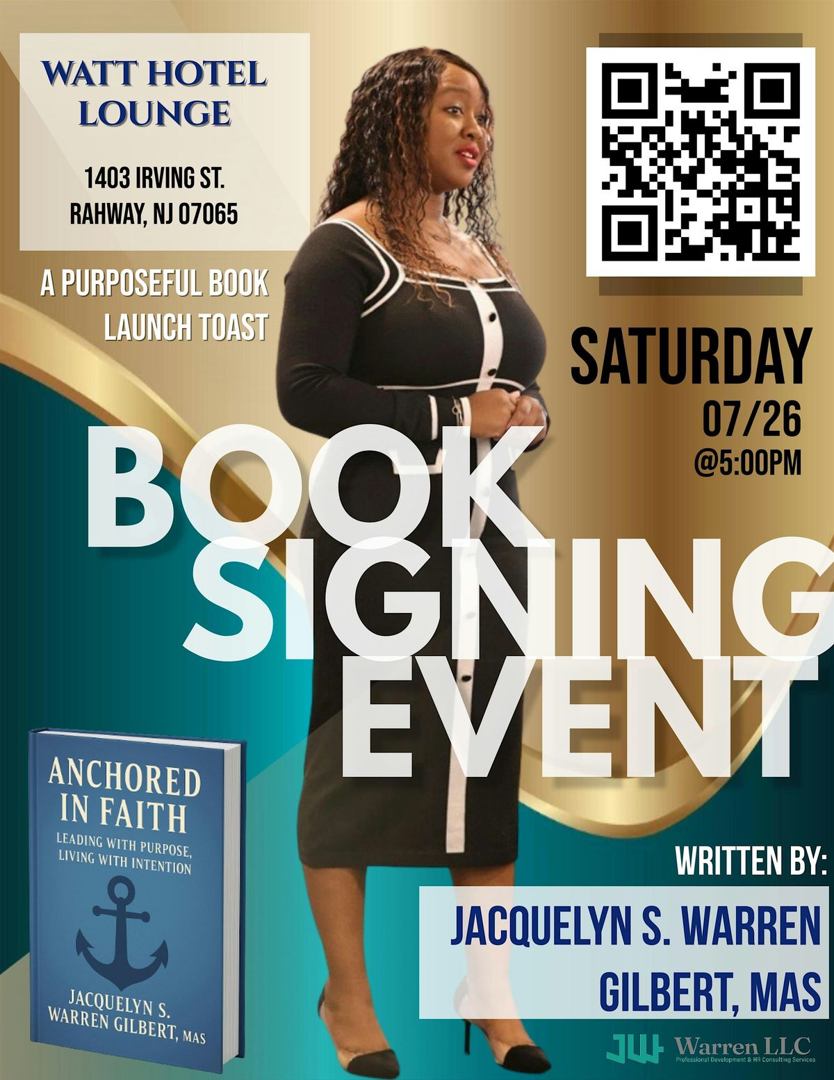 Anchored in Faith: A Purposeful Book Launch Toast, 26 July | Event in Rahway | AllEvents