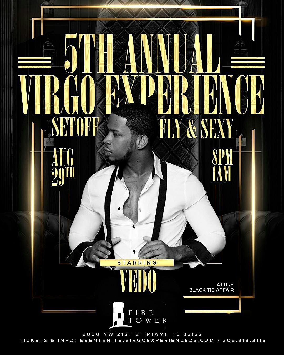5th Annual VIRGO EXPERIENCE SETOFF w/ VEDO, 29 August | Event in Miami | AllEvents