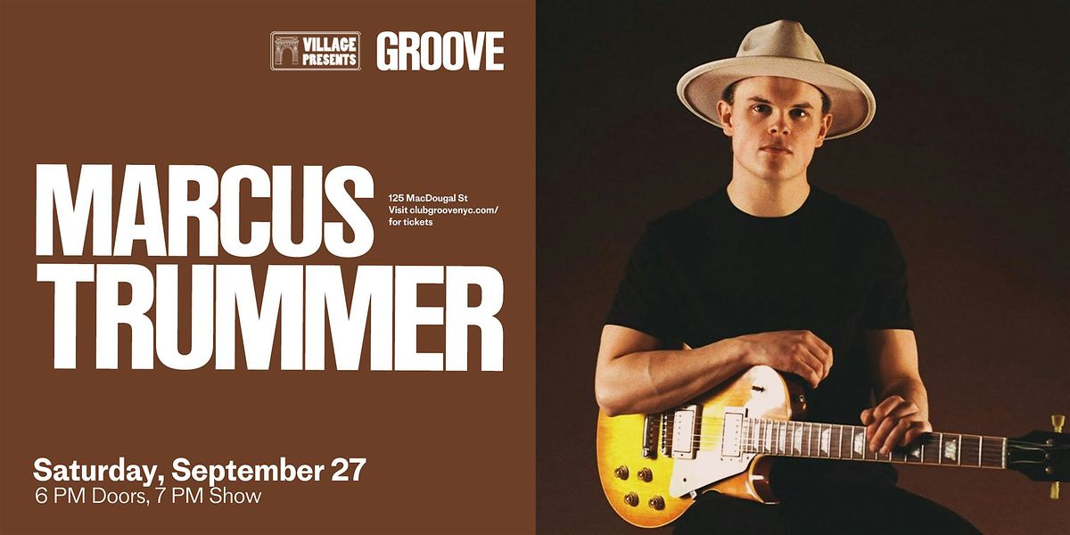 Marcus Trummer, 27 September | Event in New York | AllEvents