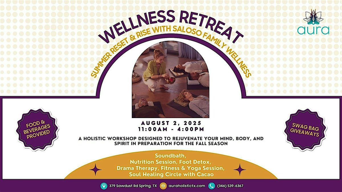 Journey Through Wellness: Summer Reset & Rise Retreat, 2 August | Event in Spring | AllEvents