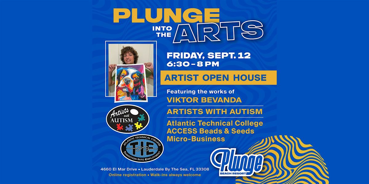 Plunge into the Arts with Viktor Bevanda, Artists w/ Autism & Beads & Seeds, 12 September | AllEvents
