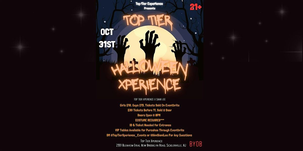 Top Tier Halloween Xperience 2025, 31 October | Event in Sicklerville | AllEvents