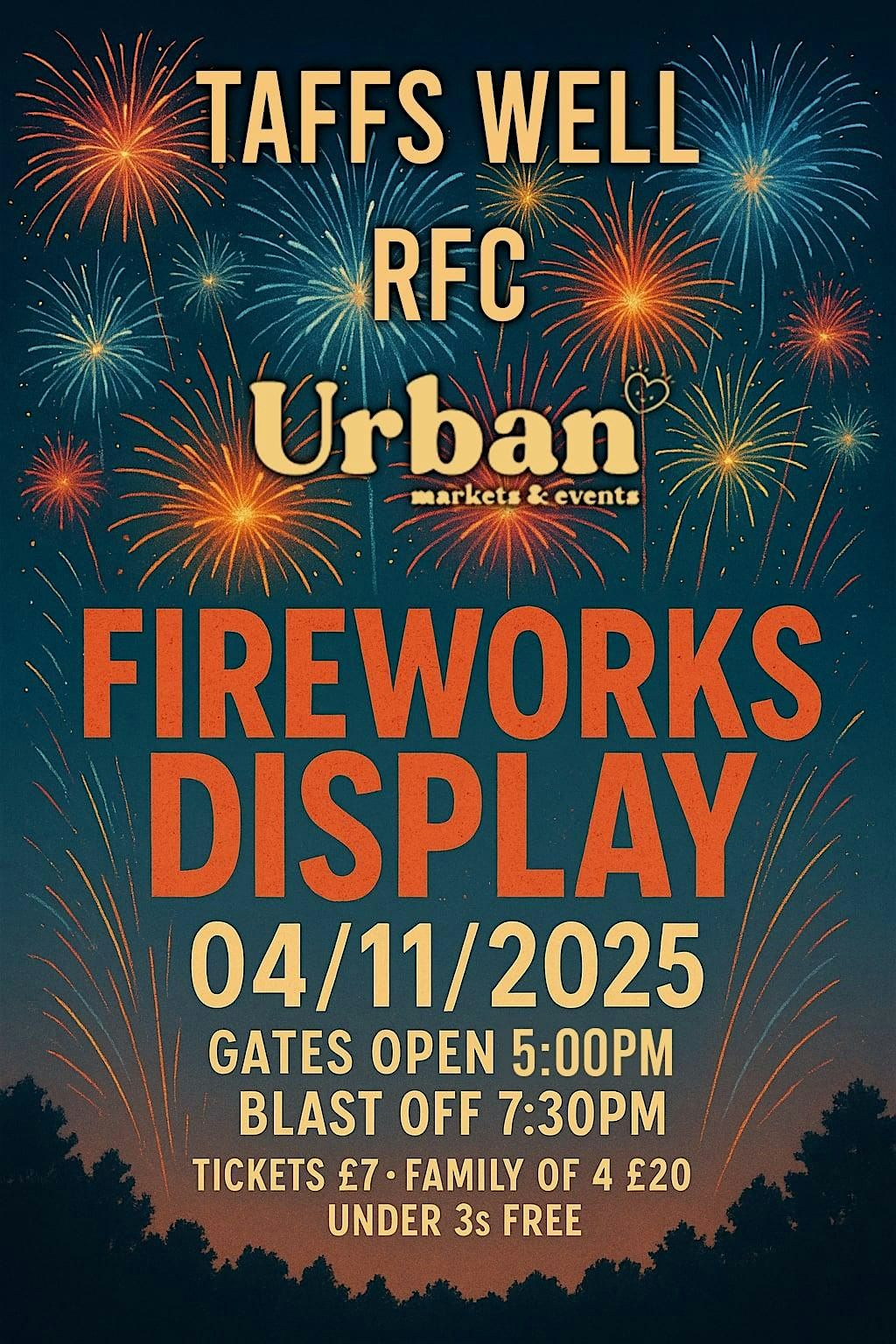 Taffs Well RFC Firework Display, 4 November | Event in Taff's Well | AllEvents