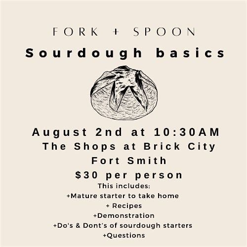 Sourdough Basics, 2 August | Event in Fort Smith | AllEvents