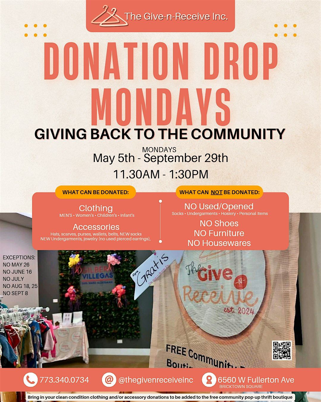 Donation Drop Mondays | Event in Chicago | AllEvents