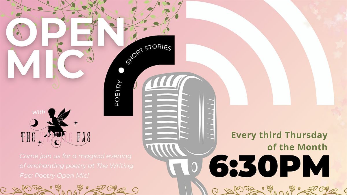 The Writing Fae: Poetry Open Mic | Event in Charleston | AllEvents