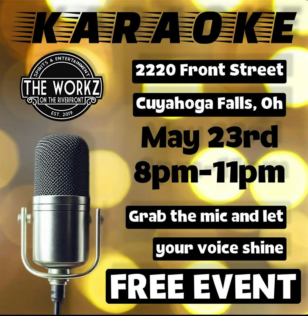 Karaoke At The Workz, 25 June | Event in Cuyahoga Falls | AllEvents
