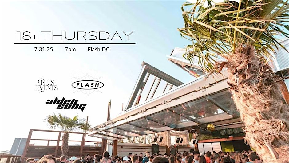18+ Thursday - Flash Rooftop, 31 July | Event in Washington | AllEvents