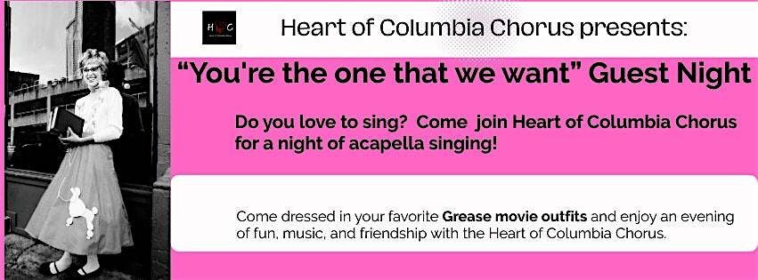 Heart of Columbia Chorus Guest Night, 21 August | Event in Lexington | AllEvents