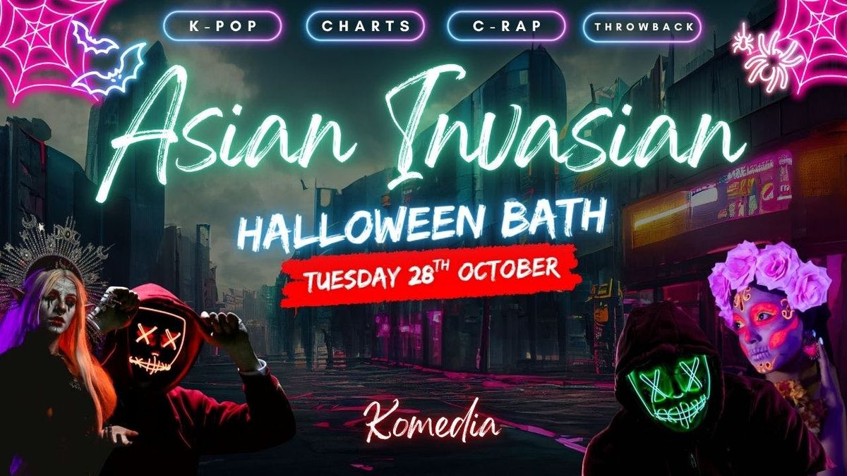 Bath: Asian Invasion Halloween , 28 October | Event in Bath | AllEvents