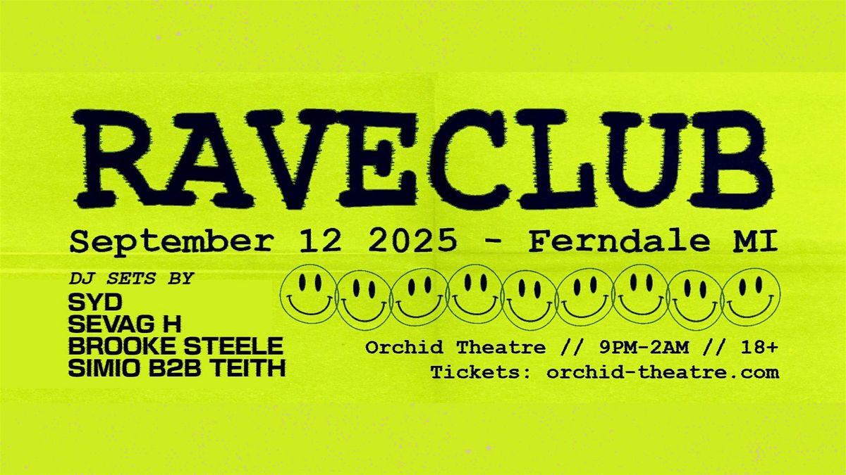 RAVECLUB, 12 September | Event in Ferndale | AllEvents