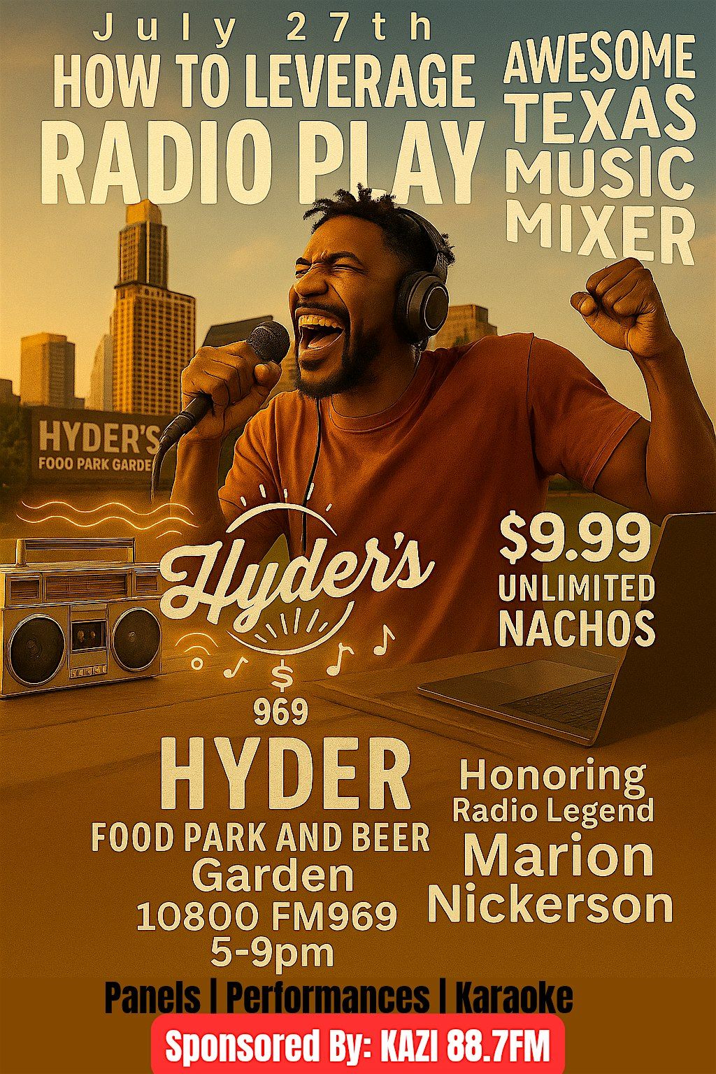 AWESOME TEXAS MUSIC MIXER, 27 July | Event in Austin | AllEvents