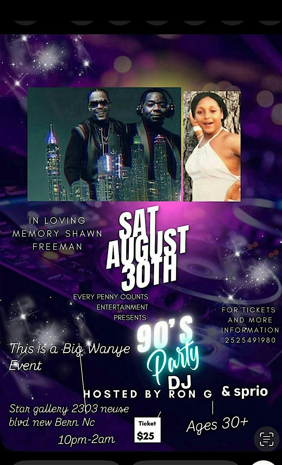 Big Wayne Presents New Bern NC 90’s Party, 30 August | Event in New Bern | AllEvents