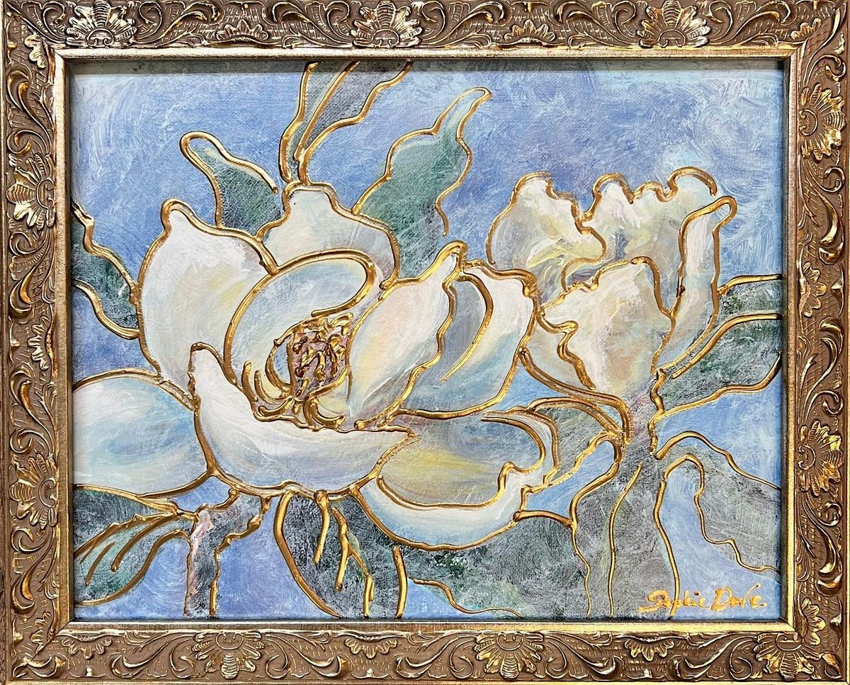 Paint Your Own Magnolia in Gold at the Hilltop, 16 September | Event in Orange Park | AllEvents