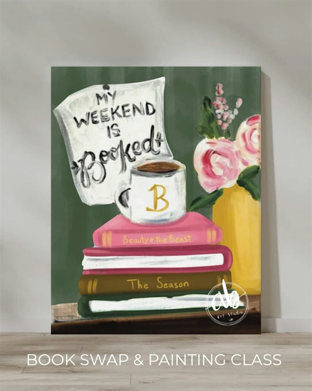 Paint & page: a bookish painting class & book swap, 28 June | Event in Berwick | AllEvents