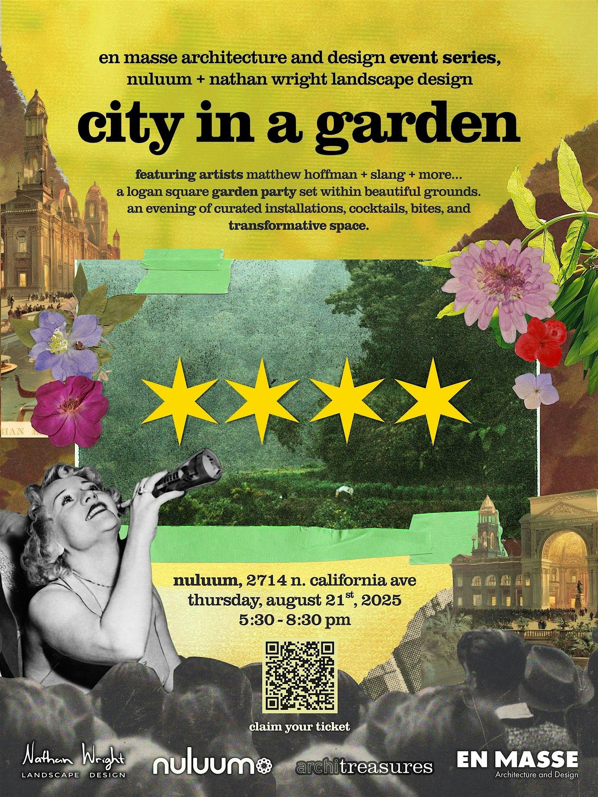 city in a garden, 21 August | Event in Chicago | AllEvents