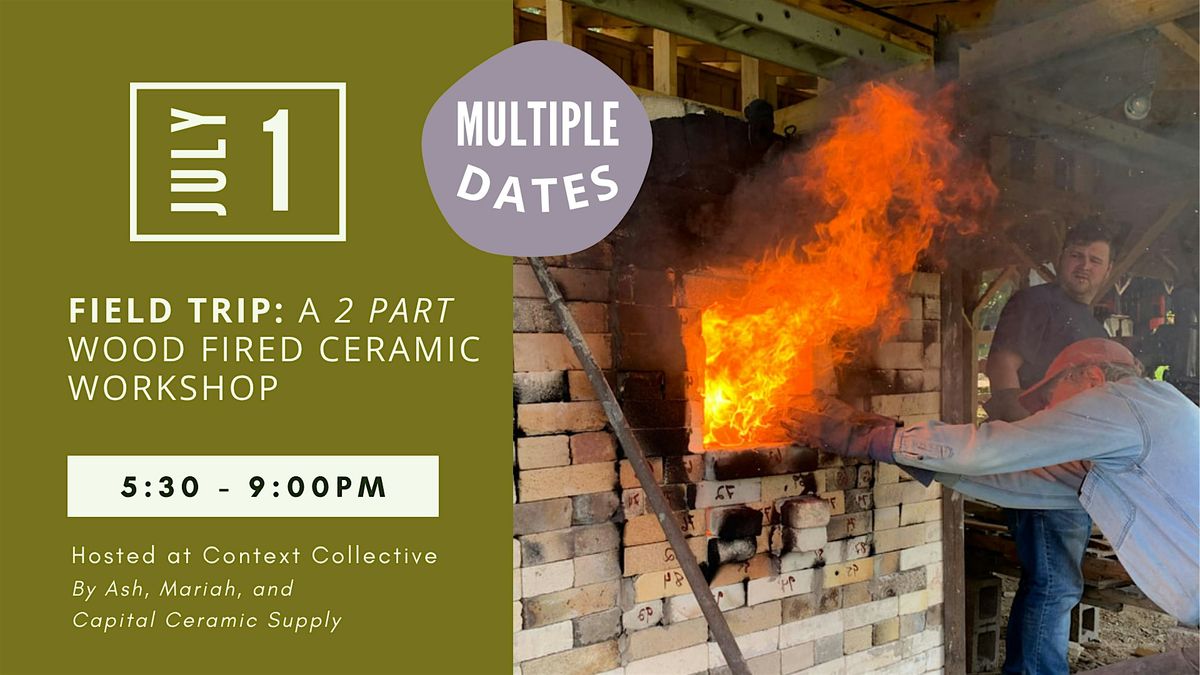 Field Trip: A 2 Part Wood Fired Ceramics Workshop, 1 July | Event in Troy | AllEvents