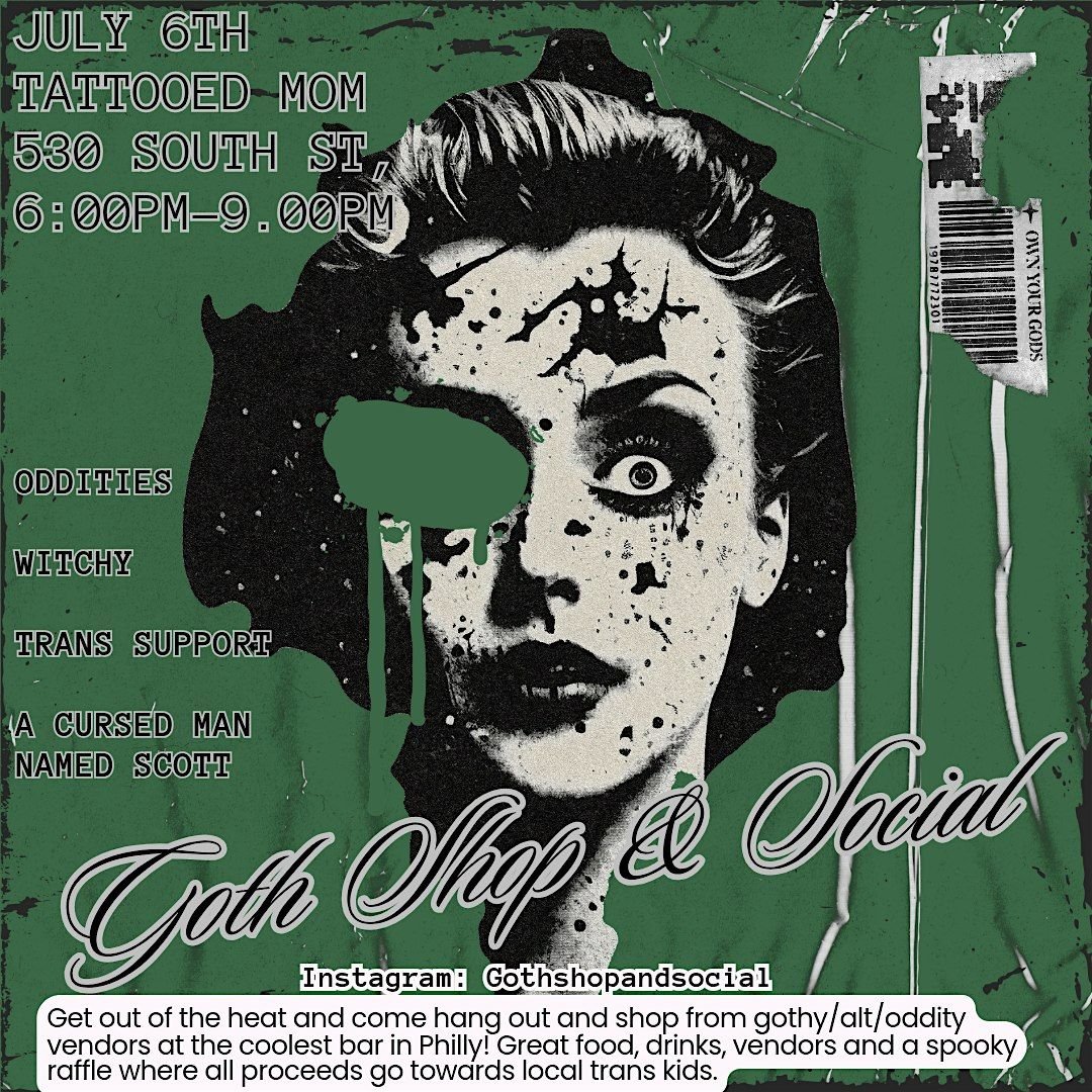 Summer Goth Shop and Social, 6 July | Event in Philadelphia | AllEvents