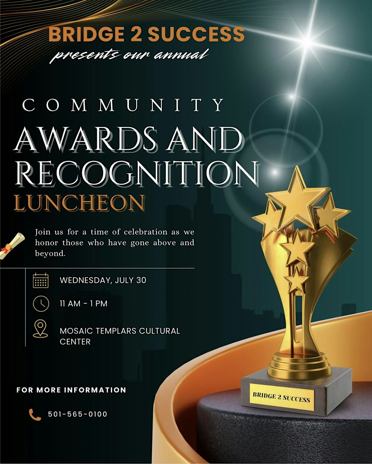 Community Awards and Recognition Luncheon, 30 July | Event in Little Rock | AllEvents