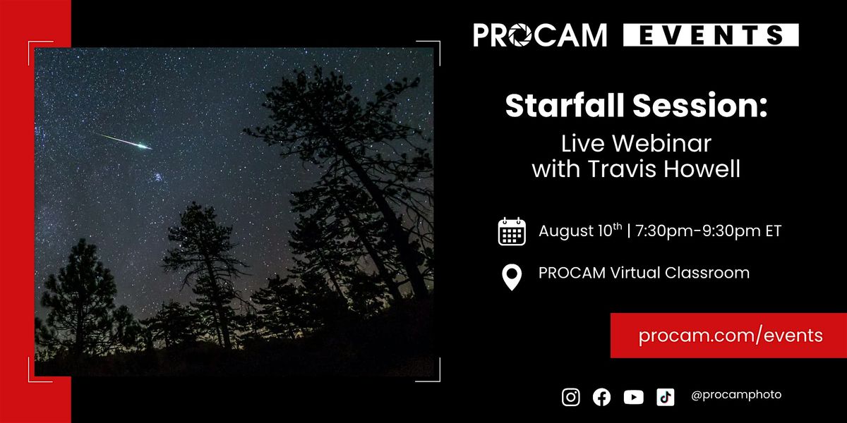 Starfall Sessions: Live Webinar with Travis Howell, 10 August | Event in Vandalia | AllEvents