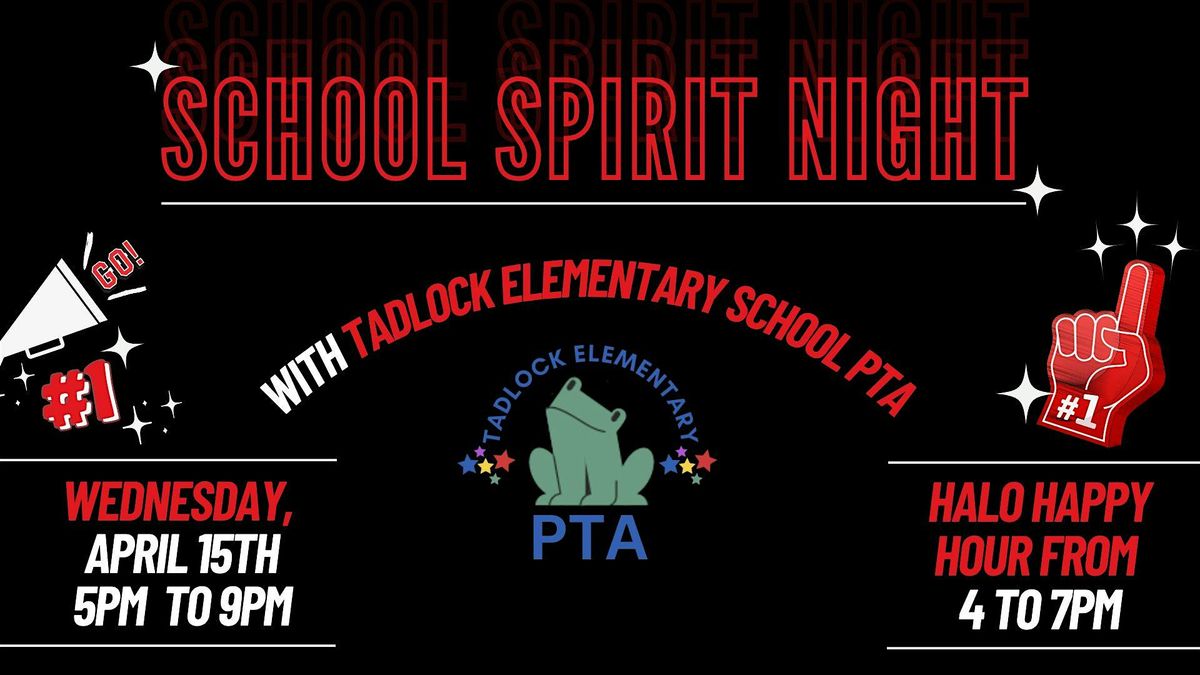 School Spirit Night - Tadlock Elementary PTA, 15 April | Event in Frisco | AllEvents