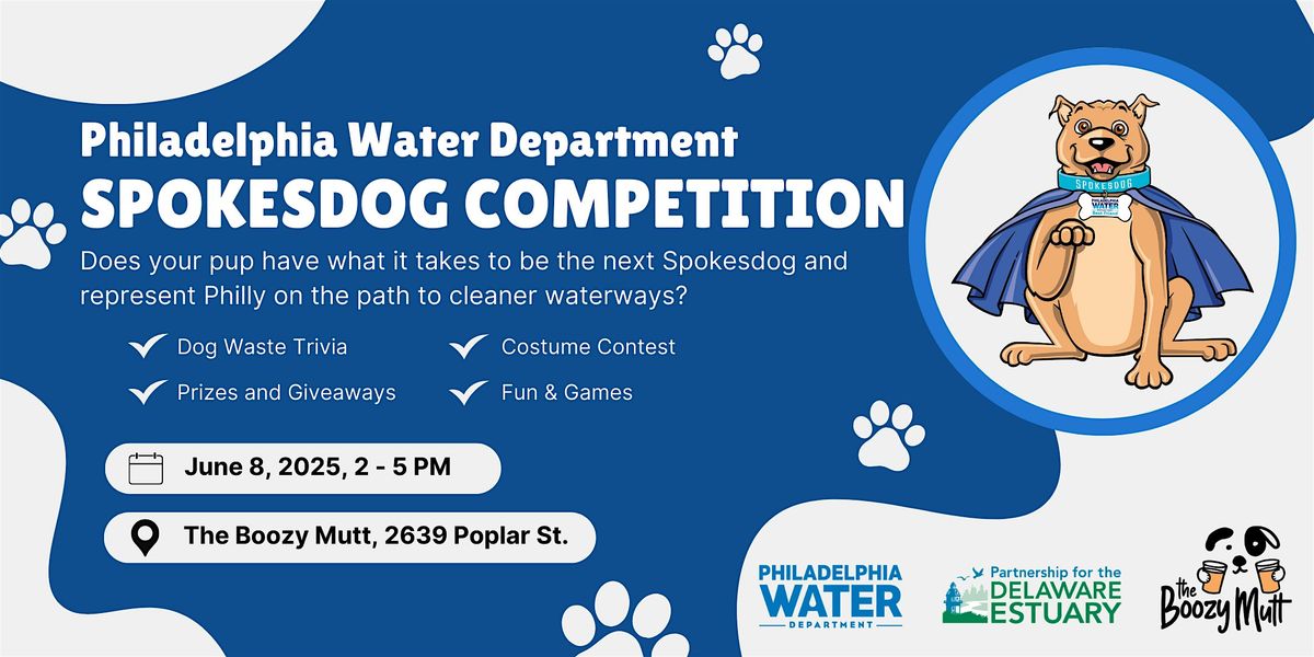Philadelphia Water Department Spokesdog Competition, 8 June | Event in Philadelphia | AllEvents