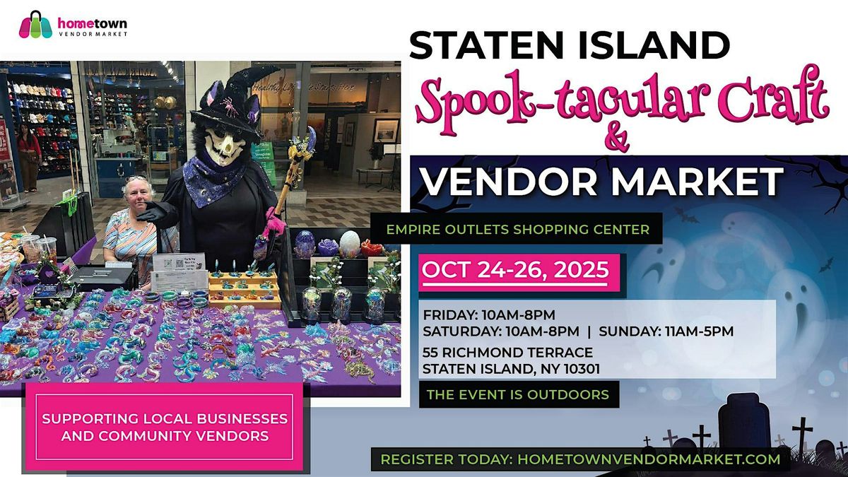 Staten Island Spook-tacular Craft and Vendor Market, 24 October | Event in Staten Island | AllEvents