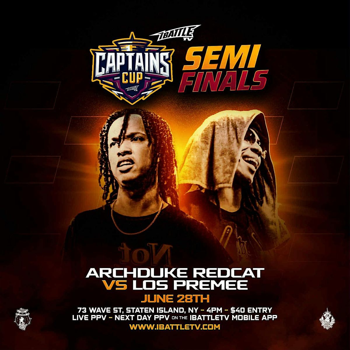 iBattleTV : Captain's Cup Semi-Finals | Event in Staten Island | AllEvents