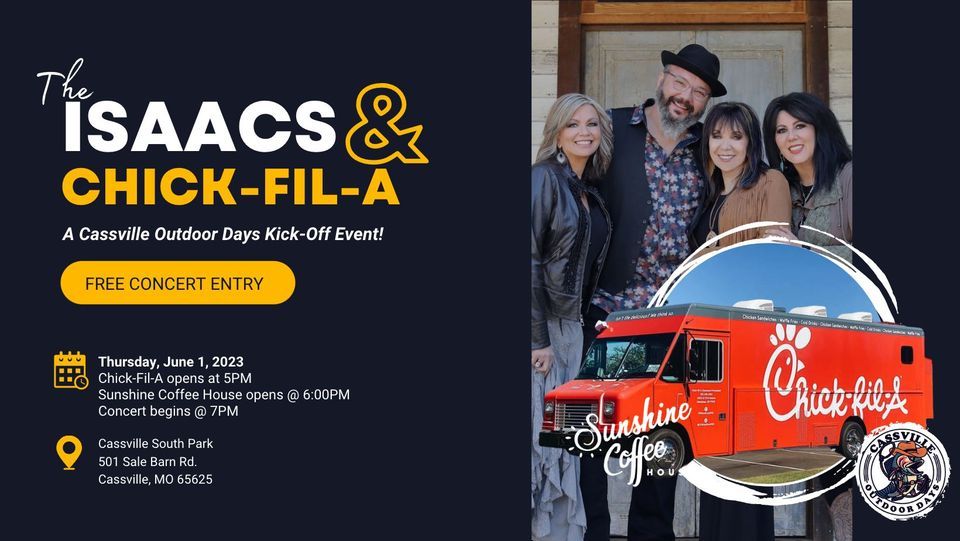 The Isaacs & Chick-Fil-A, 1 June | Event in Cassville | AllEvents.in