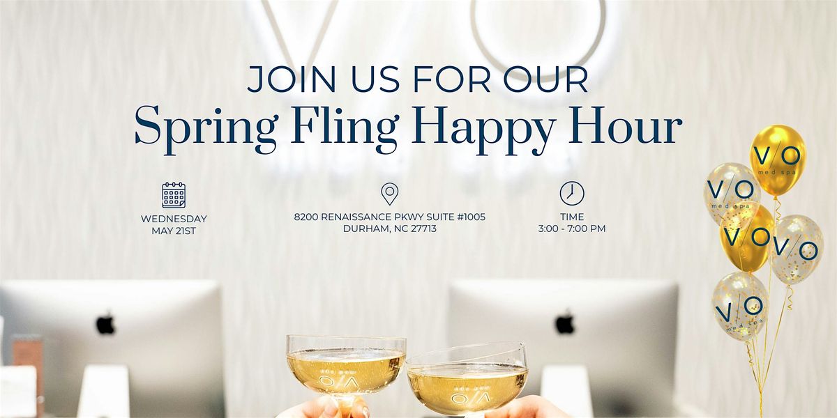 VIO Med Spa Spring Fling Happy Hour, 21 May | Event in Durham | AllEvents