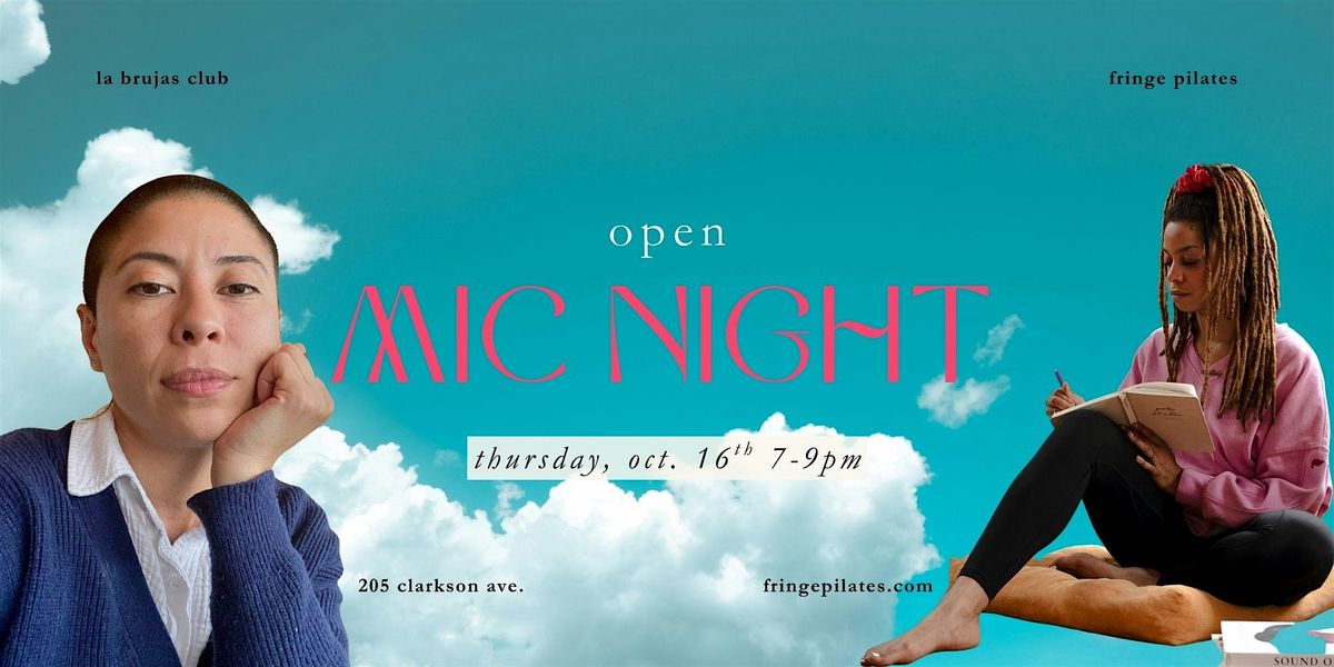 Open Mic Night with La Brujas Club, 16 October | Event in Brooklyn | AllEvents