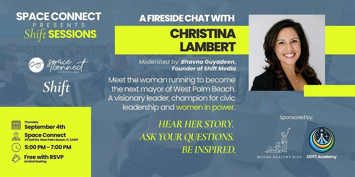 Fireside Chat with Christina Lambert, 4 September | Event in West Palm Beach | AllEvents