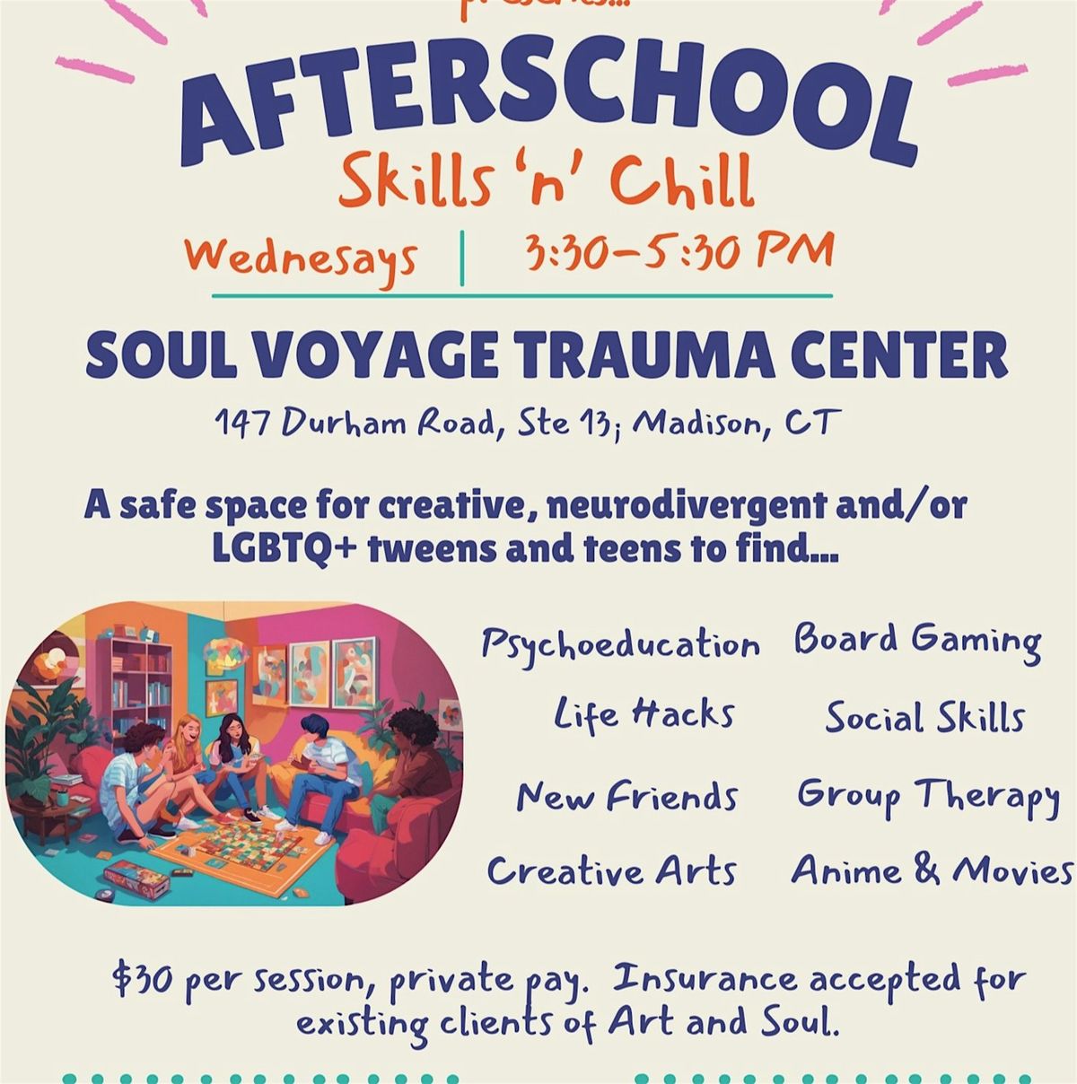 Afterschool Skills 'n' Chill | Event in Madison | AllEvents