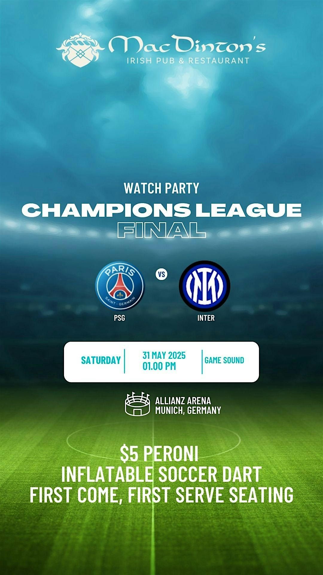 Champions League Final | Event in Tampa | AllEvents