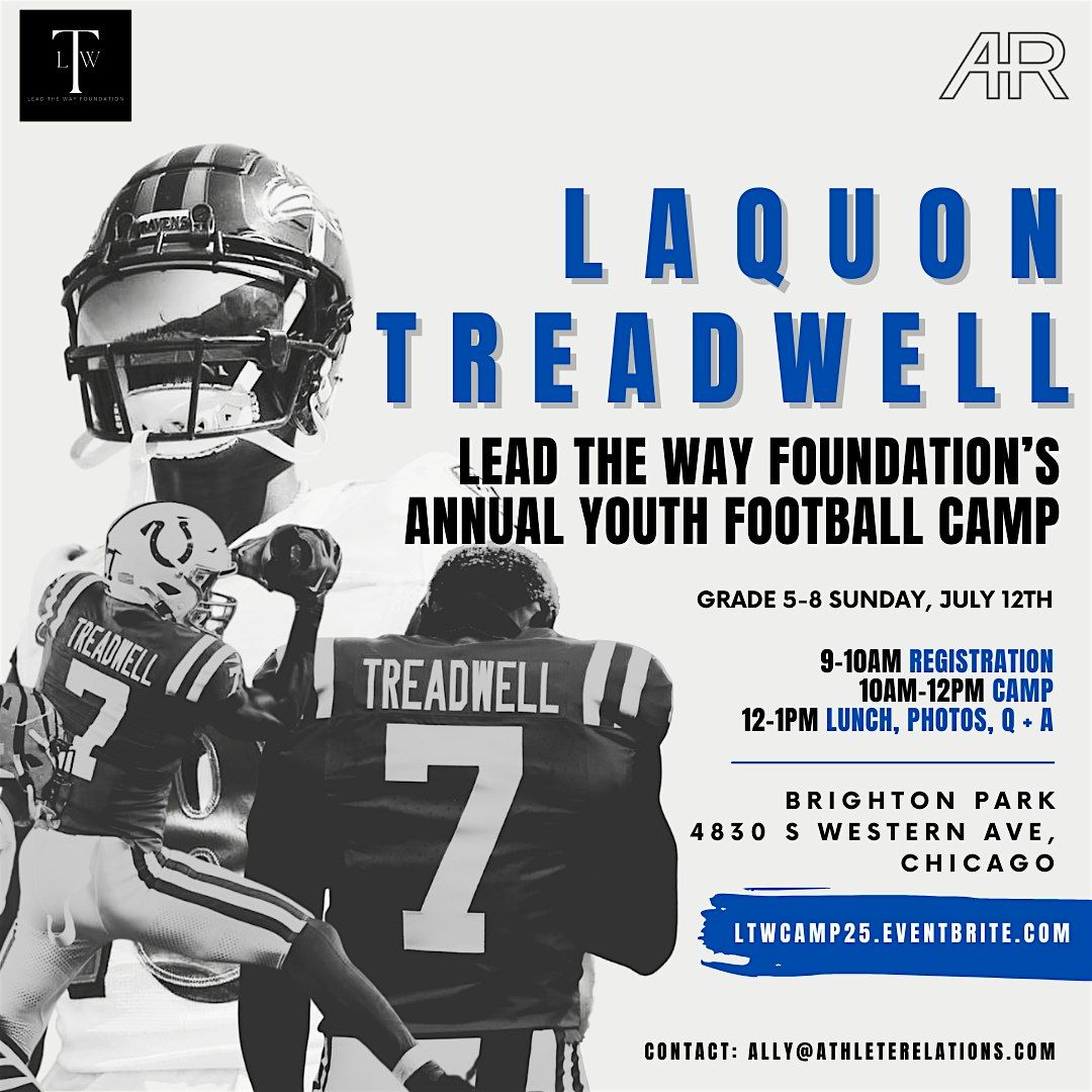 Laquon Treadwell x Lead the Way Foundation's Annual Youth Football Camp, 12 July | Event in Chicago | AllEvents