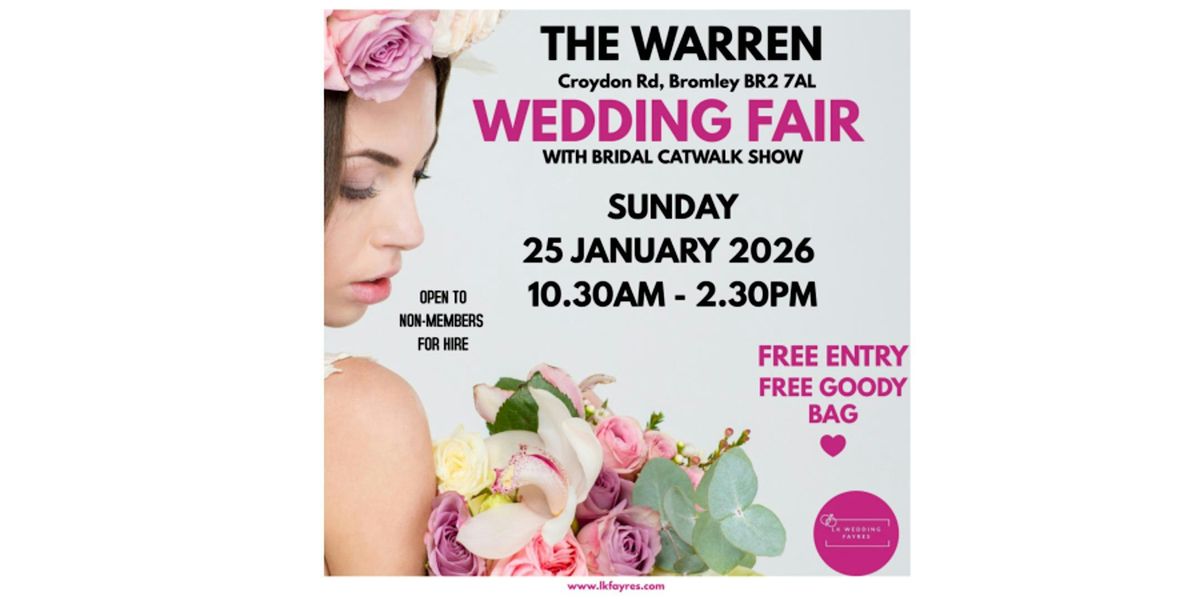 LK Wedding Fayre at The Warren, Bromley, 25 January | Event in Bromley | AllEvents