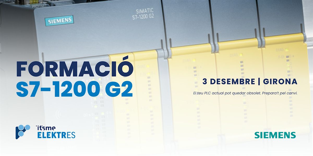 Formació S7-1200 G2 | Girona, 3 December | Event in Girona | AllEvents
