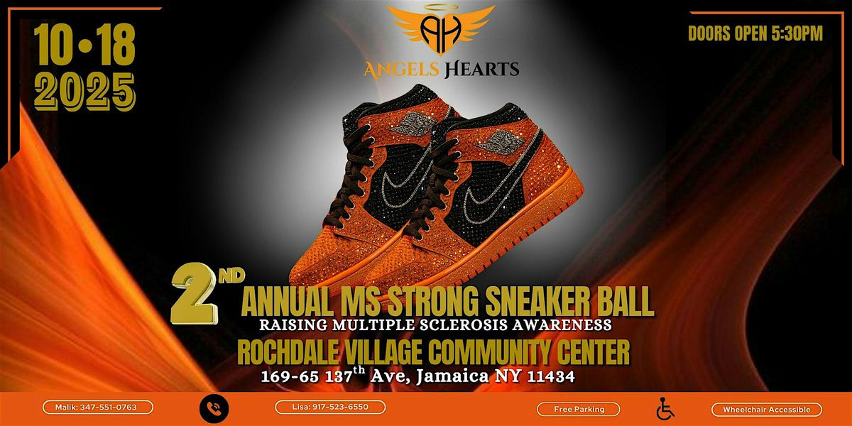 Angels Hearts For Hope Foundation "2nd Annual MS Strong Sneaker Ball", 18 October | Event in Queens