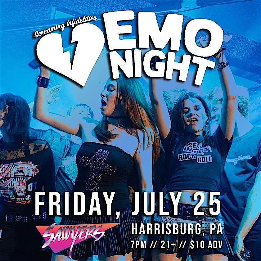 Emo Night at Sawyers, 25 July | Event in Harrisburg | AllEvents