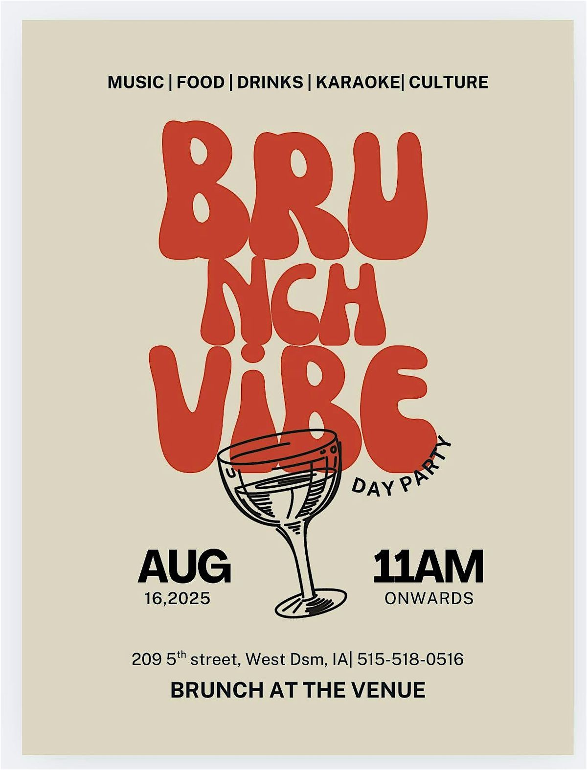 RnB Brunch Dsm, 16 August | Event in West Des Moines | AllEvents