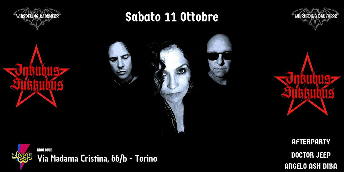 Sabato 11 Ottobre: INKUBUS SUKKUBUS Live At Ziggy Club, 11 October | Event in Torino | AllEvents