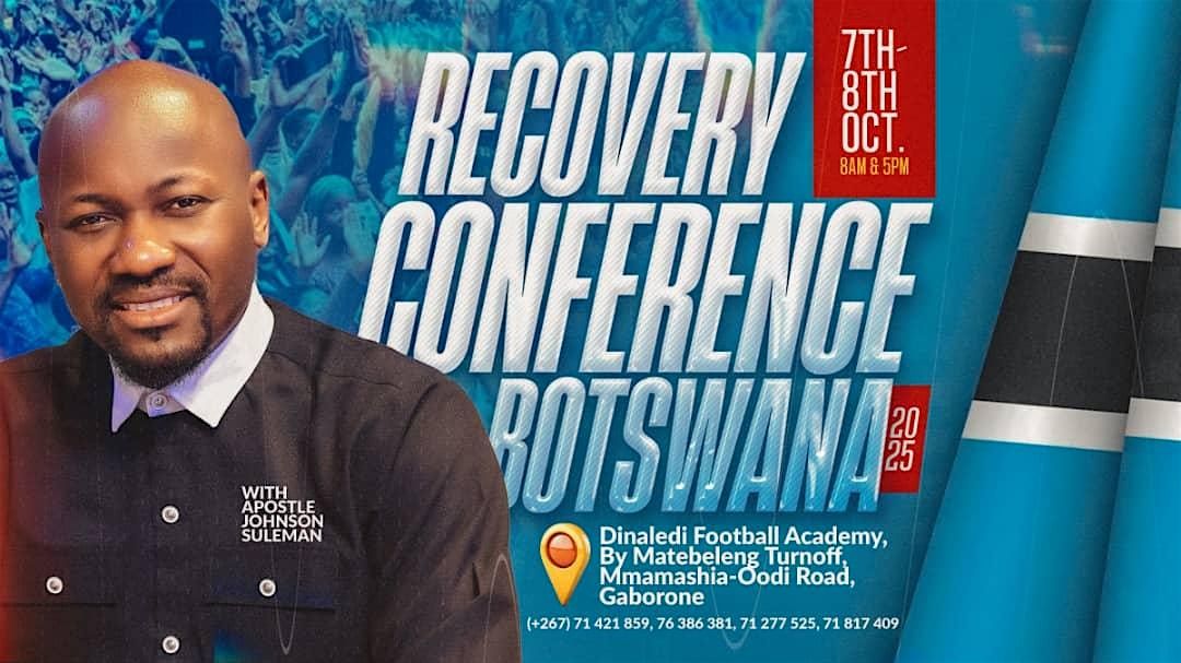 RECOVERY CONFERENCE 2025 BOTSWANA, 7 October | Event in Matebeleng | AllEvents