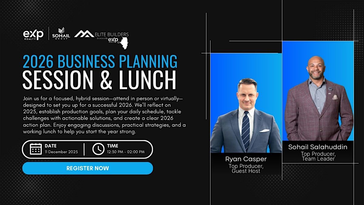 2026 Business Planning Session & Lunch, 11 December | Event in Chicago | AllEvents