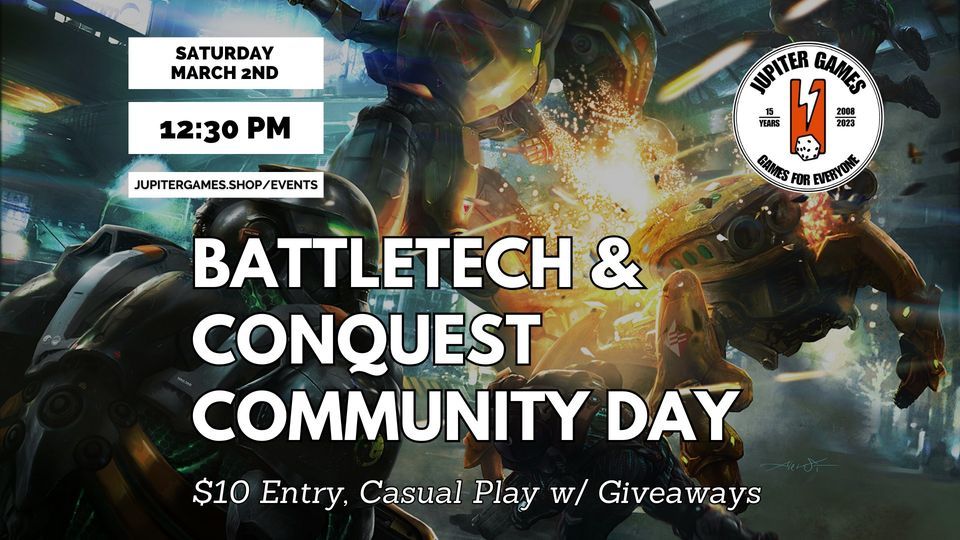 Battletech & Conquest Community Day, 240 Main St, Johnson City, NY ...