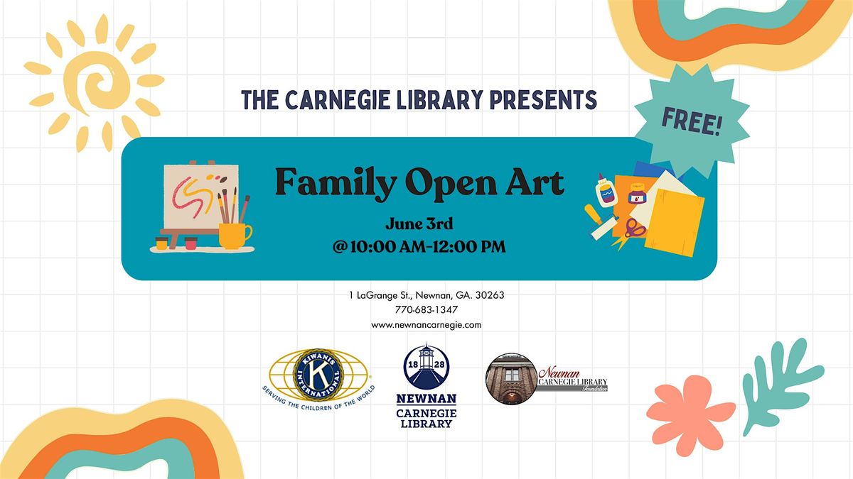 Family Open Art, 3 June | Event in Newnan | AllEvents