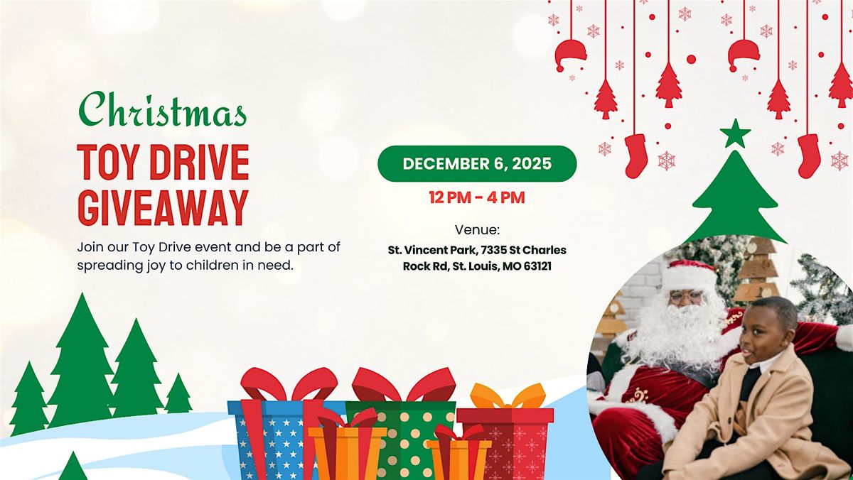 Christmas Toy Drive Giveaway, 6 December | Event in St. Louis | AllEvents