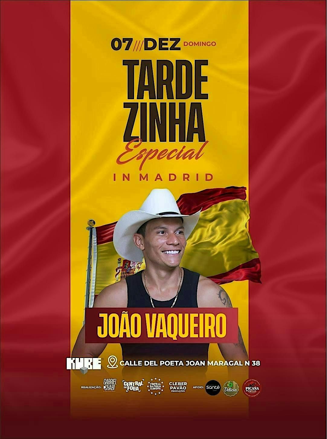 Tardezinha especial in Madrid com João Vaqueiro, 7 December | Event in Madrid | AllEvents